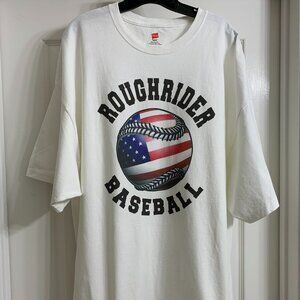 Men's Roughrider Baseball T-Shirt, Size 3X
